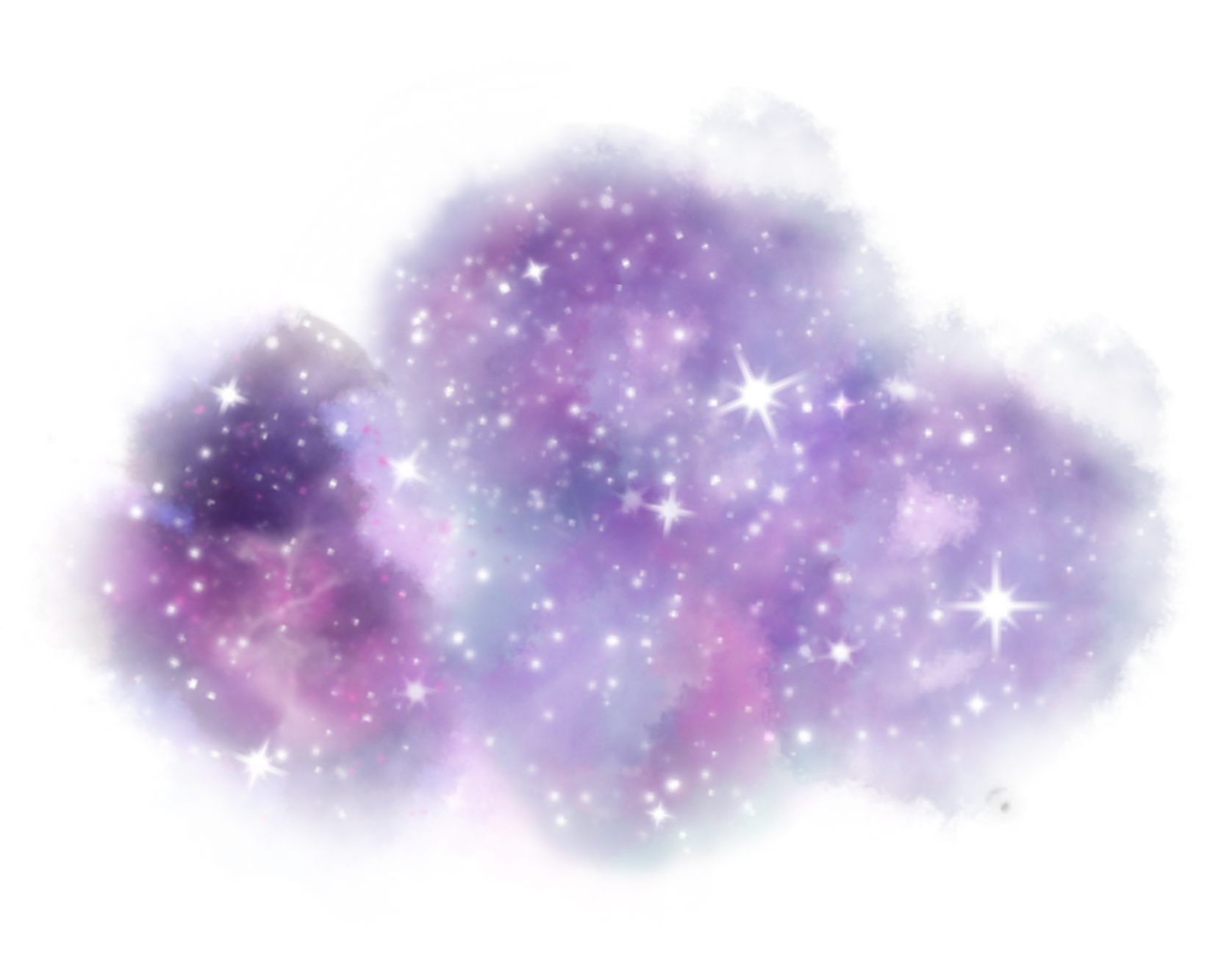 Purple Galaxy Illustration